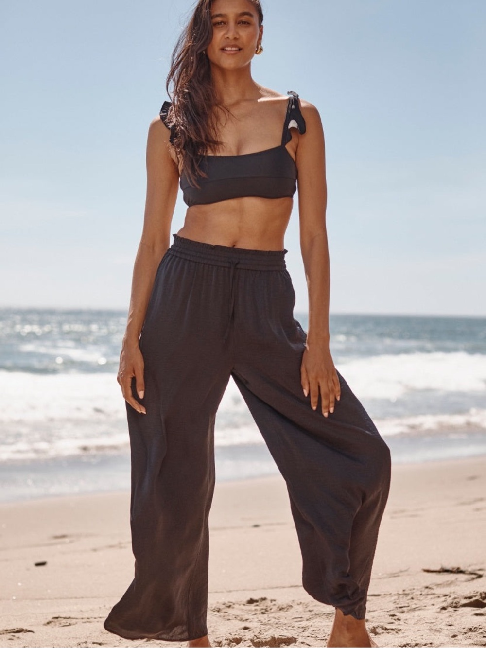 Summersalt Silky Luxe Palazzo Pants Sea Urchin XS